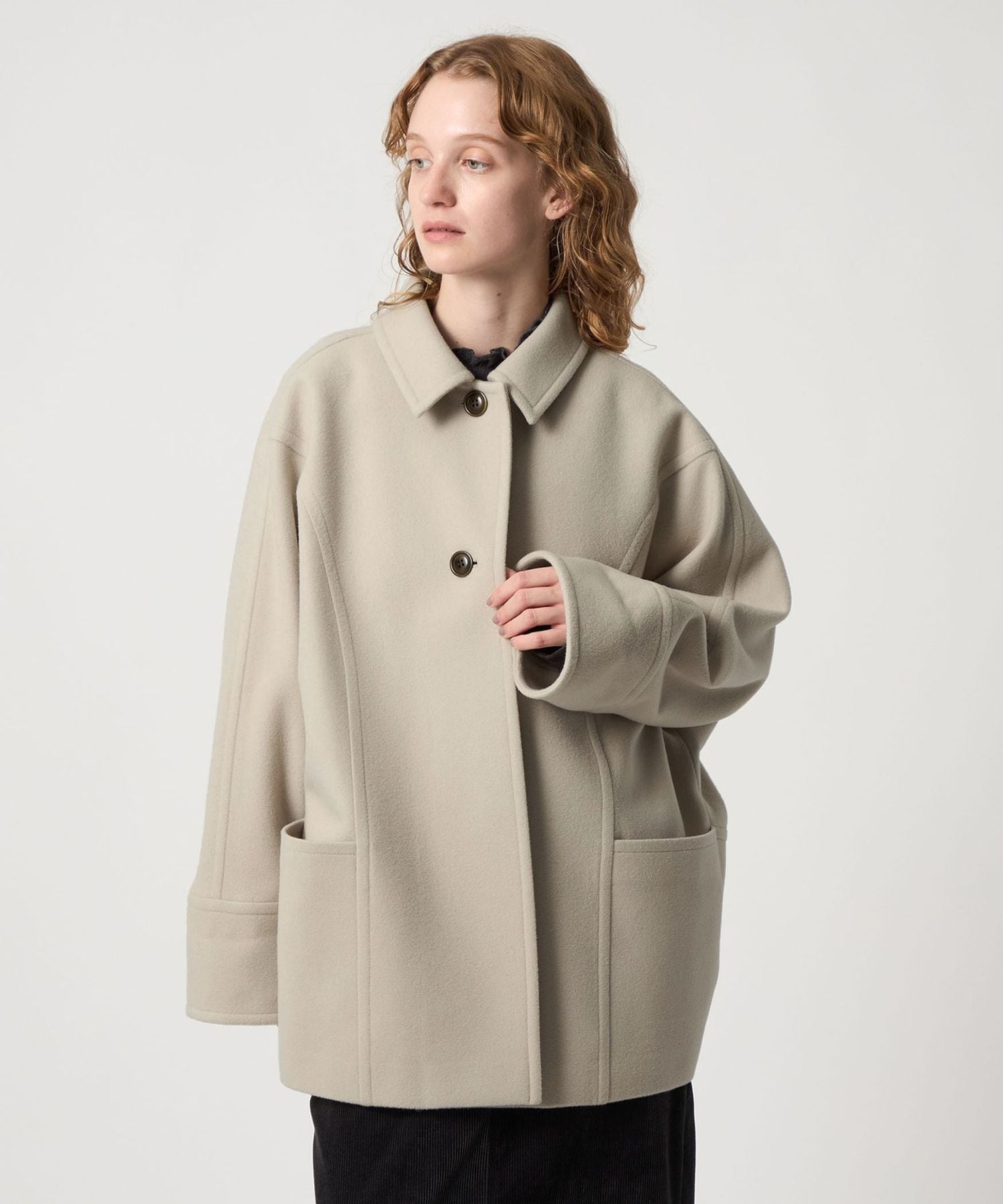 【未使用・年末年始限定価格】steven alan ショートコート Steven Alan＞ウール ショート コート