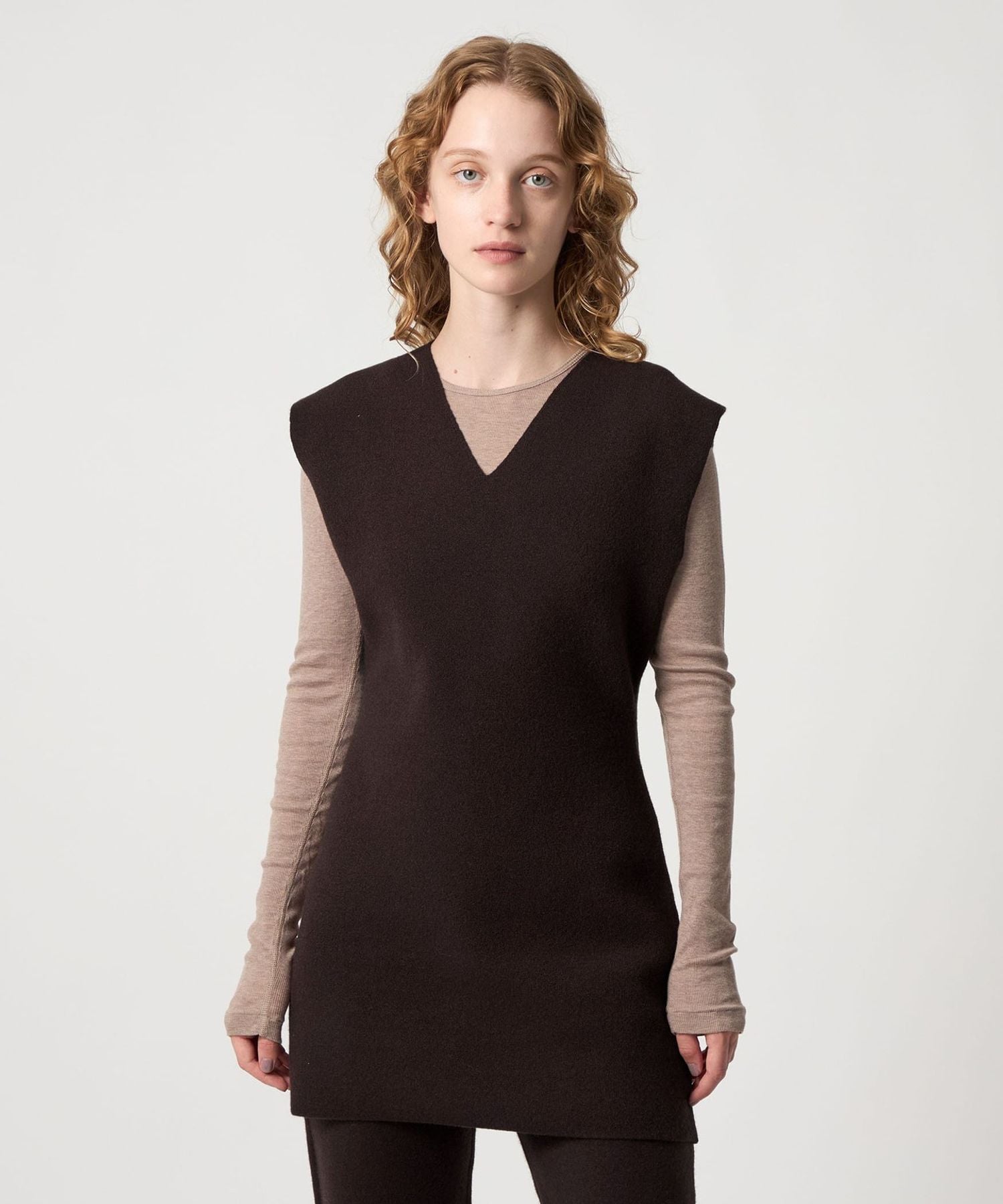 Steven Alan＞ウール カシミヤ ロング ベスト