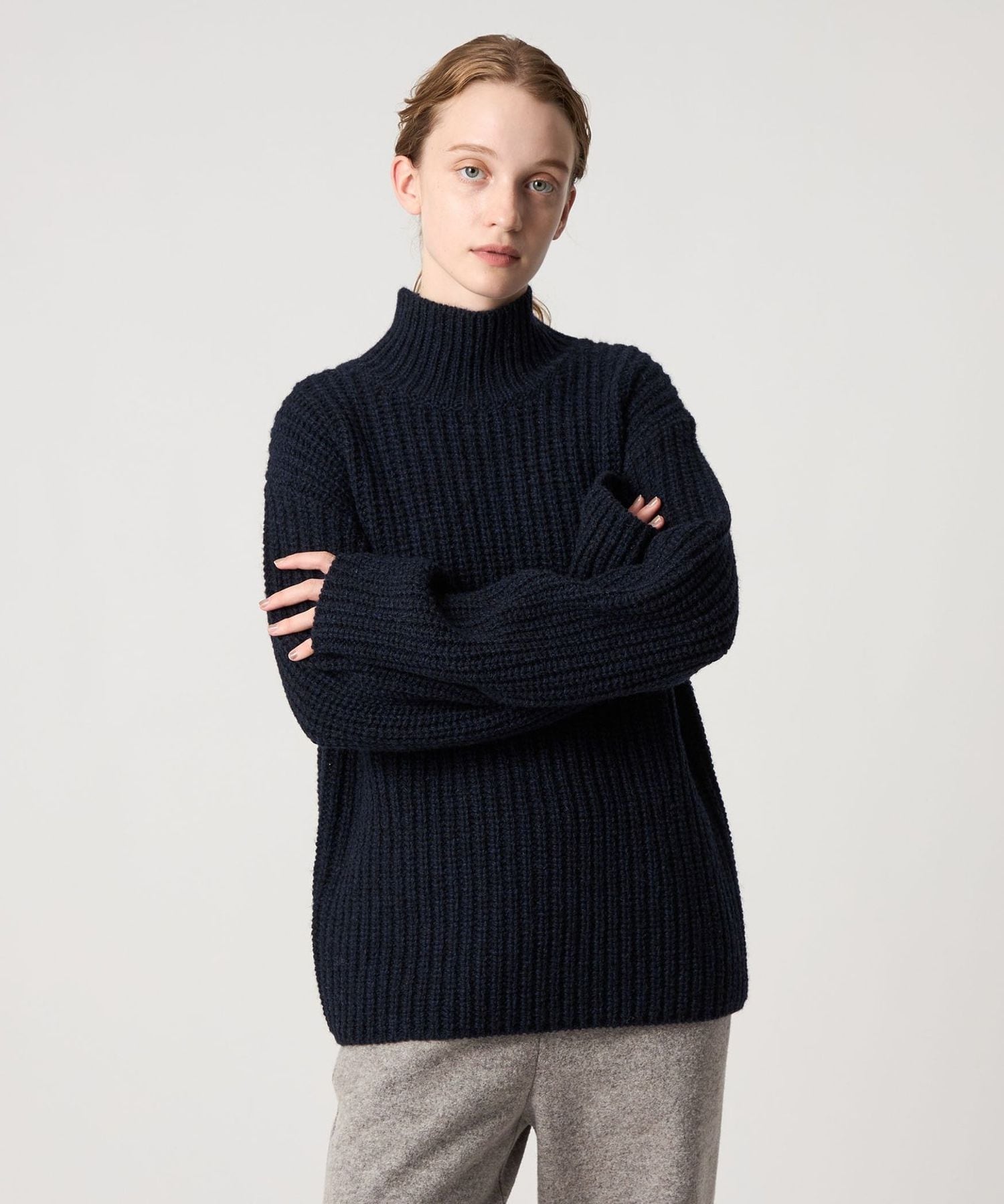 【stevenalan】 タートルネックニット ウールパンツセット stevenalan】 タートルネックニット ウールパンツセット Steven