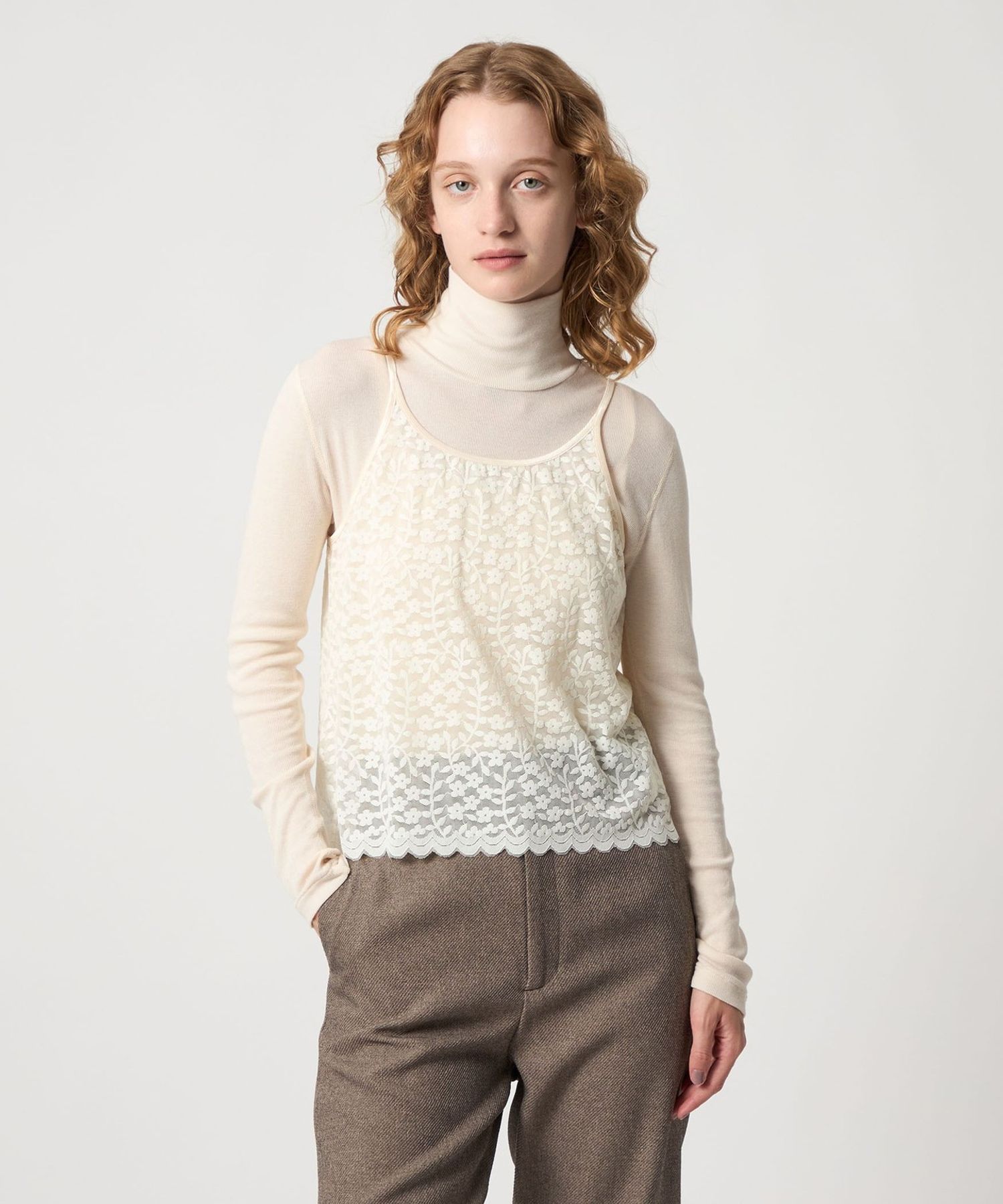 Steven Alan＞フラワー レース キャミソール