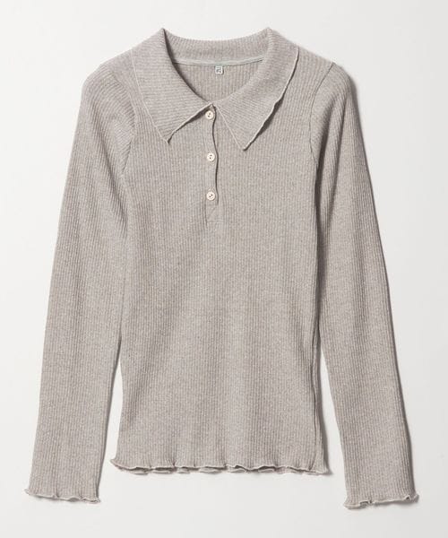 BASERANGE/＜BASERANGE＞DUAL LONG SLEEVE TEE/カットソー/Tシャツ / カットソー