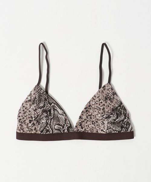 BASERANGE/＜BASERANGE＞MISSISSIPPI BRA SNAKE PATTERN/ブラ/アンダーウェア（トップス）