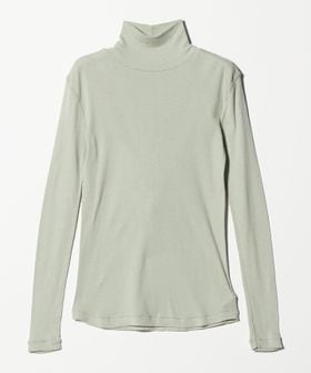 steven alan/＜Steven Alan＞コットン シルク リブ タートルネック プルオーバー/Tシャツ / カットソー