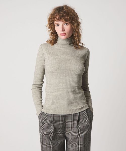 steven alan/＜Steven Alan＞アンダイド コットン リブ タートルネック カットソー/Tシャツ / カットソー