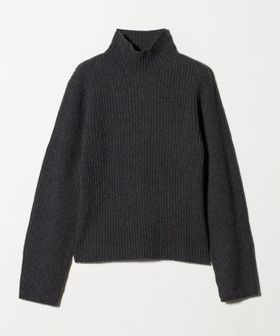 AMOMENTO/＜AMOMENTO＞RIBBED TURTLE PULLOVER/ニット/ニット / セーター