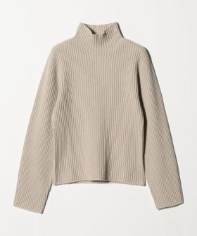AMOMENTO/＜AMOMENTO＞RIBBED TURTLE PULLOVER/ニット/ニット / セーター
