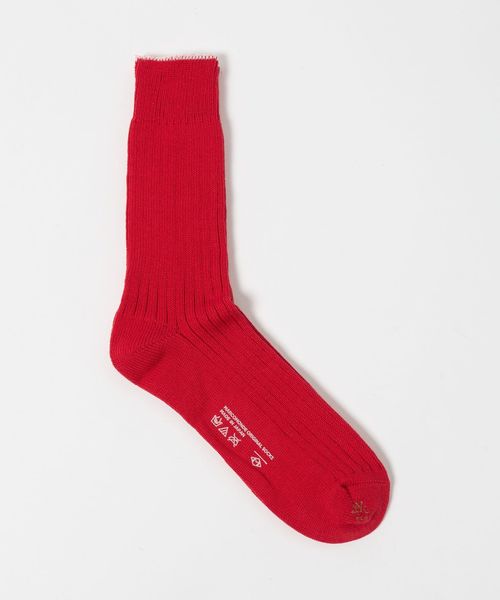 MARCOMONDE/＜MARCOMONDE＞COTTON RIBBED SOCKS MENS/ソックス/ソックス / 靴下