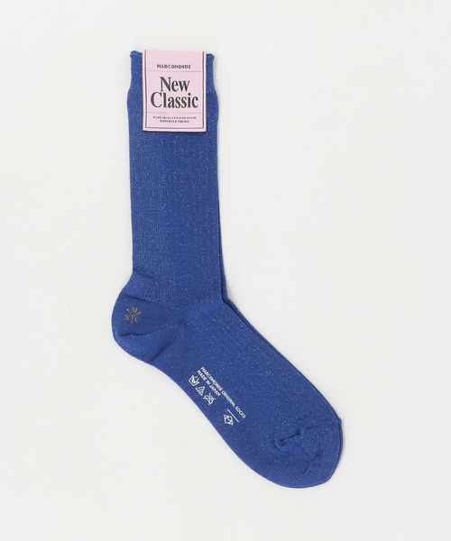 MARCOMONDE/＜MARCOMONDE＞GLITTER RIBBED SOCKS/ソックス/ソックス / 靴下