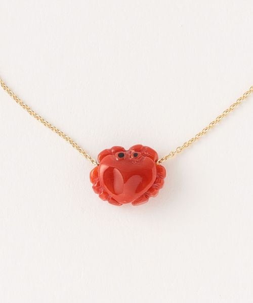 フランス発送 ALIITA ネックレス MINI CANGREJO RED NECKLACE ALIITA＞MINI CANGREJO MOTIF NECKLACE/ネックレス