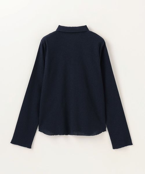 Steaven Alan CLクレープオープンカラーシャツ BLACK /S セール】＜Steven Alan＞ CL クレープ オープンカラー シャツ