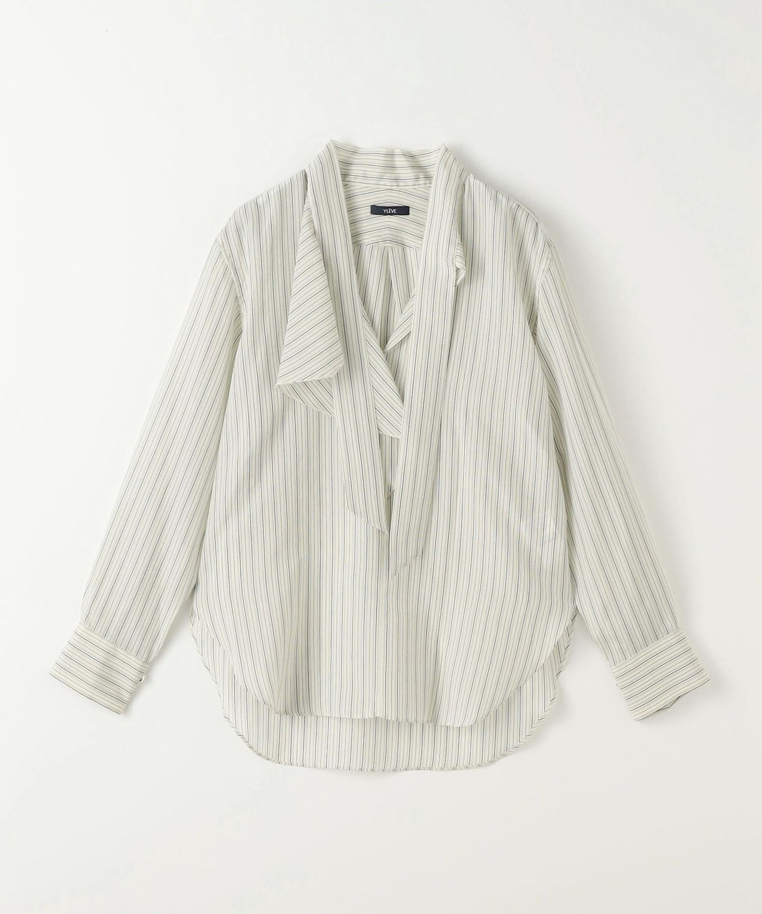YLEVE＞FRILL STRIPE SHIRT/シャツ