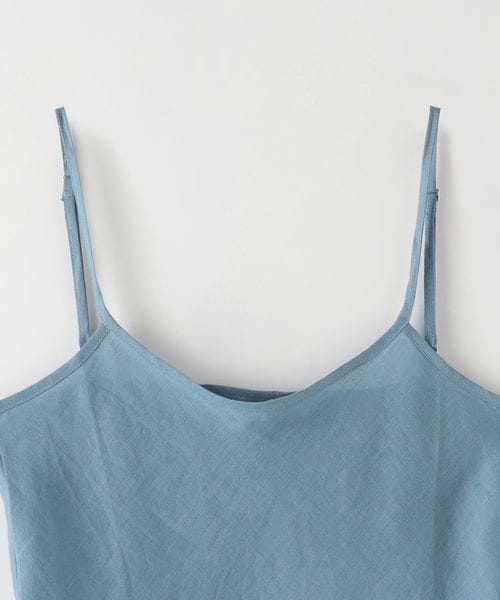 baserange Dydine Top キャミソール Dydine Top in Black | Fine linen | en | Baserange