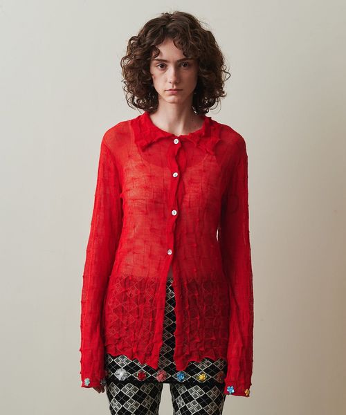 YanYan＞BORLOR SHIRT CARDIGAN/カーディガン
