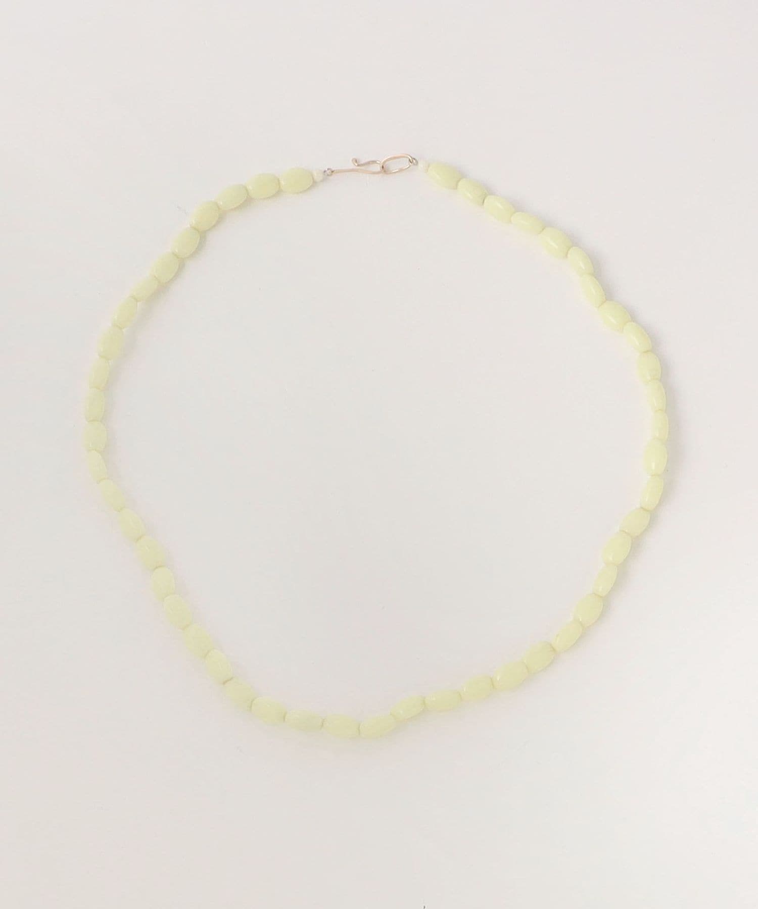 ＜TOILE＞GLASS BEADS NECKLACE YELLOW/ネックレス 8200025S0582_x1_a001.jpg