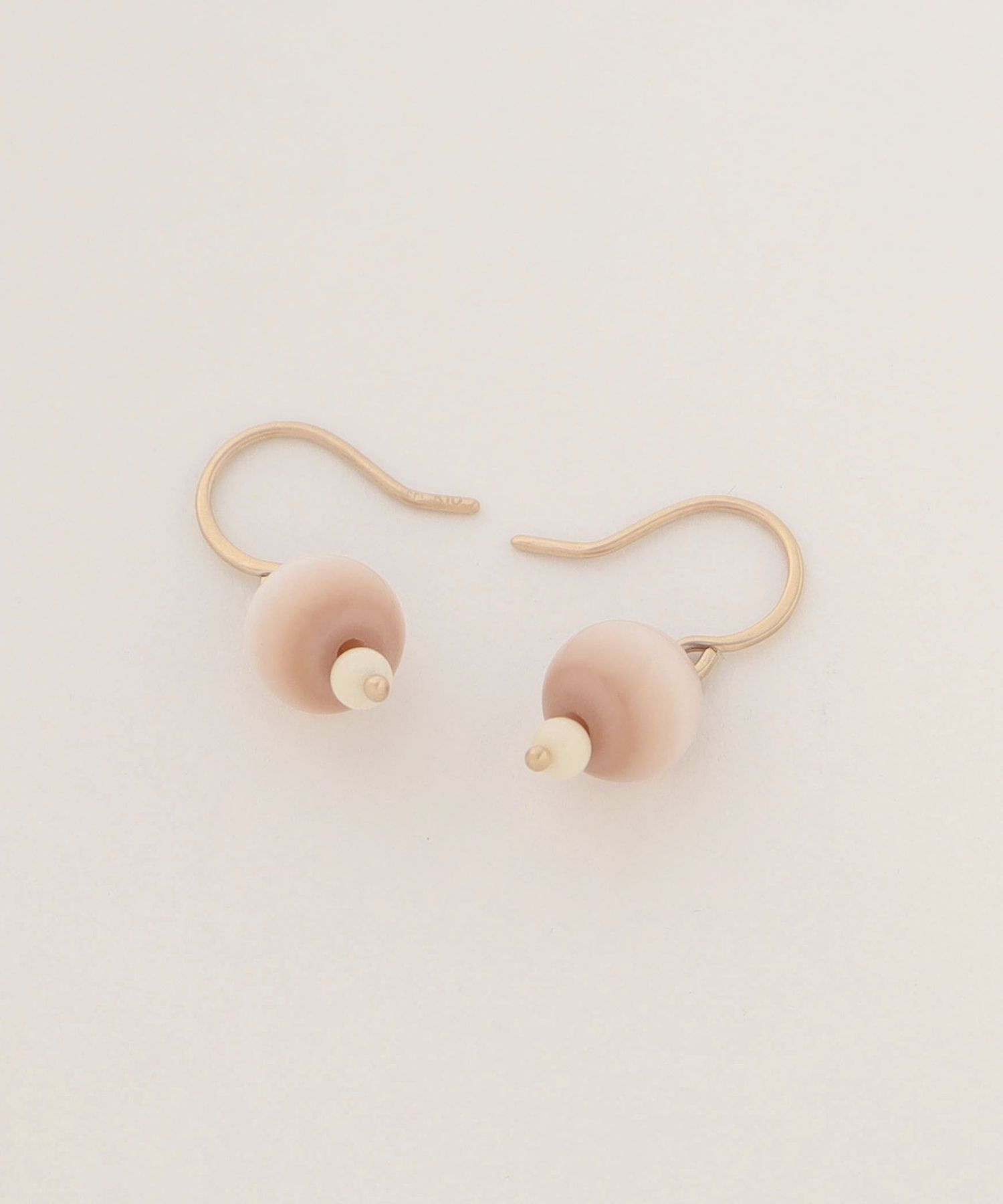 Toile＞GLASS BEADS HOOK EARRINGS/ピアス