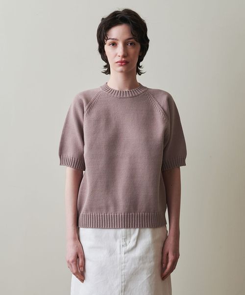 ＜Steven Alan＞テープヤーン ハーフスリーブ ニット セール】＜Steven Alan＞テープヤーン ハーフスリーブ ニット