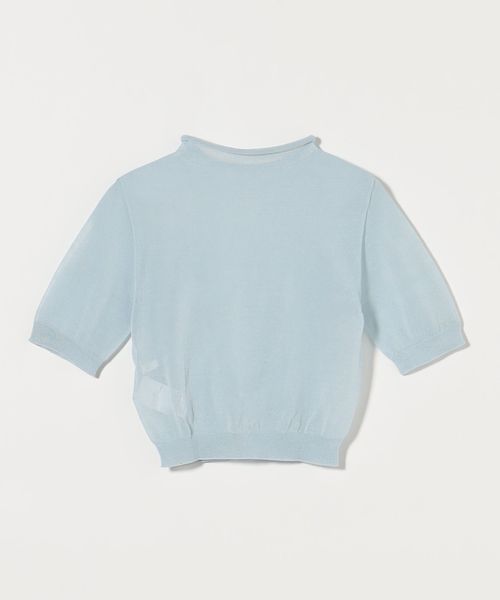 トップス AMOMENTO SHEER VOLUME CROP TOP トップス AMOMENTO SHEER VOLUME CROP TOP AMOMENTO SHEER