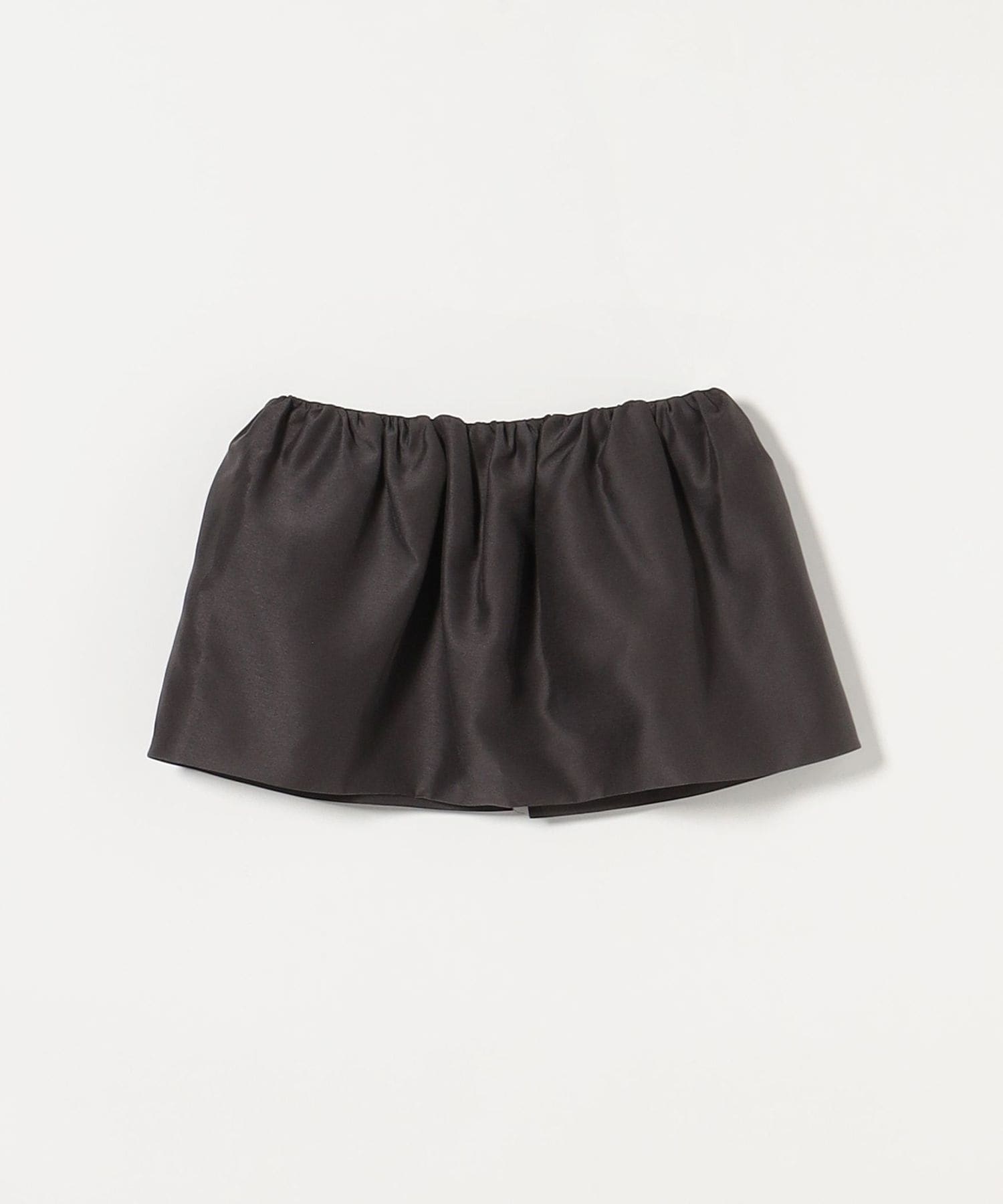 AMOMENTO＞SHIRRING ORGANZA BELT SKIRT/ベルトスカート