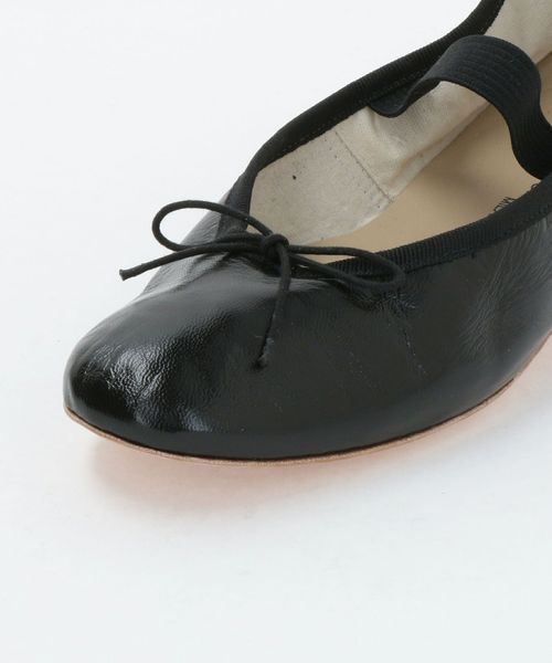 Porselli × Steven Alan HEEL BALLET BLACK Porselli × Steven Alan＞STRP BALLET SHOES BLACK/バレエシューズ