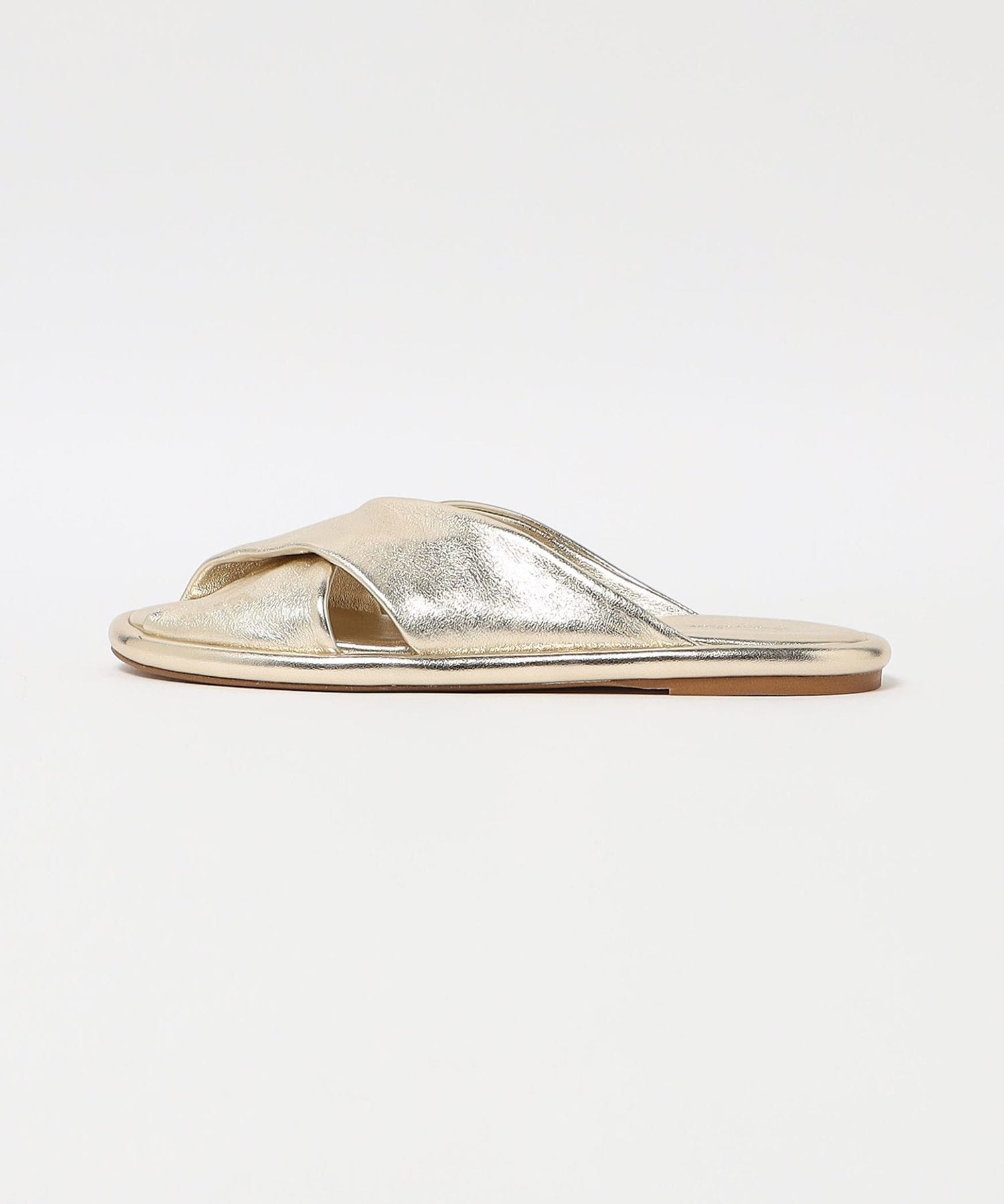 Steven Alan＞メタリック クロス サンダル