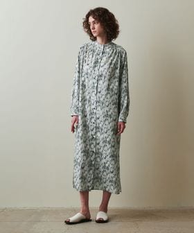 steven alan/＜Steven Alan＞プリント ギャザー ワンピース/ワンピース