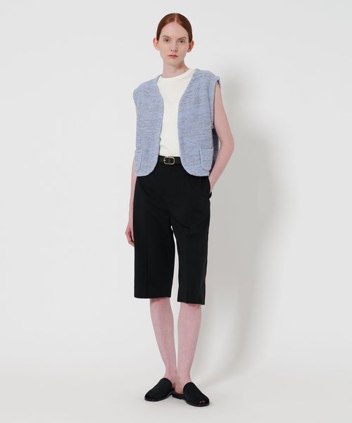 スティーブンアラン　Steven Alan ツイルクロップド　ワイドパンツ Steven Alan ワイド パンツ ツイル クロップド スティーブンアラン