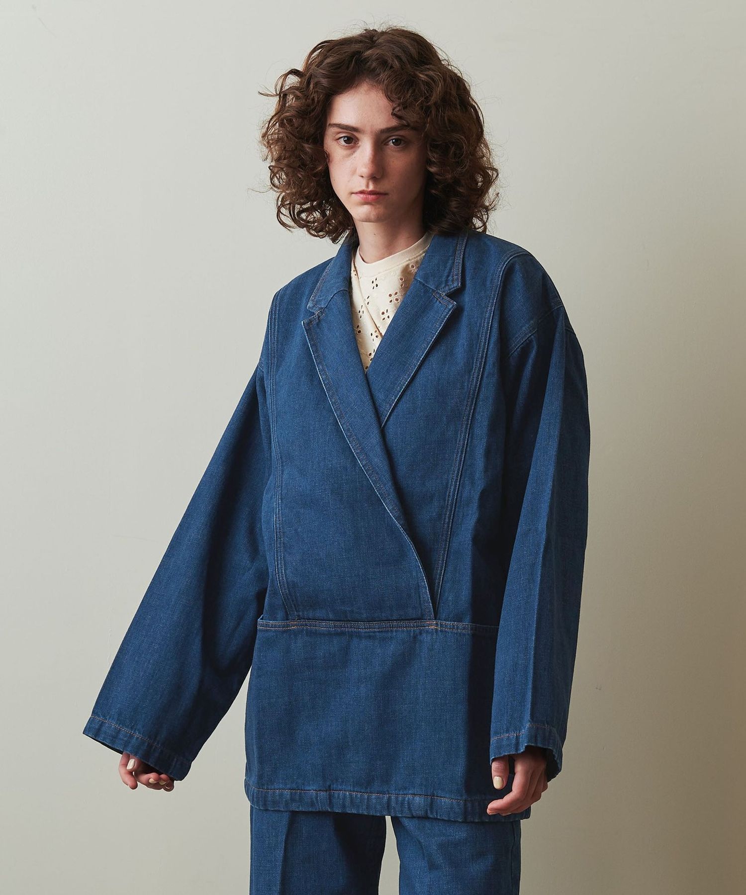 Rocheセットアップ Damerino」LANATEC(R) メランジ オックス ストレッチ セットアップ