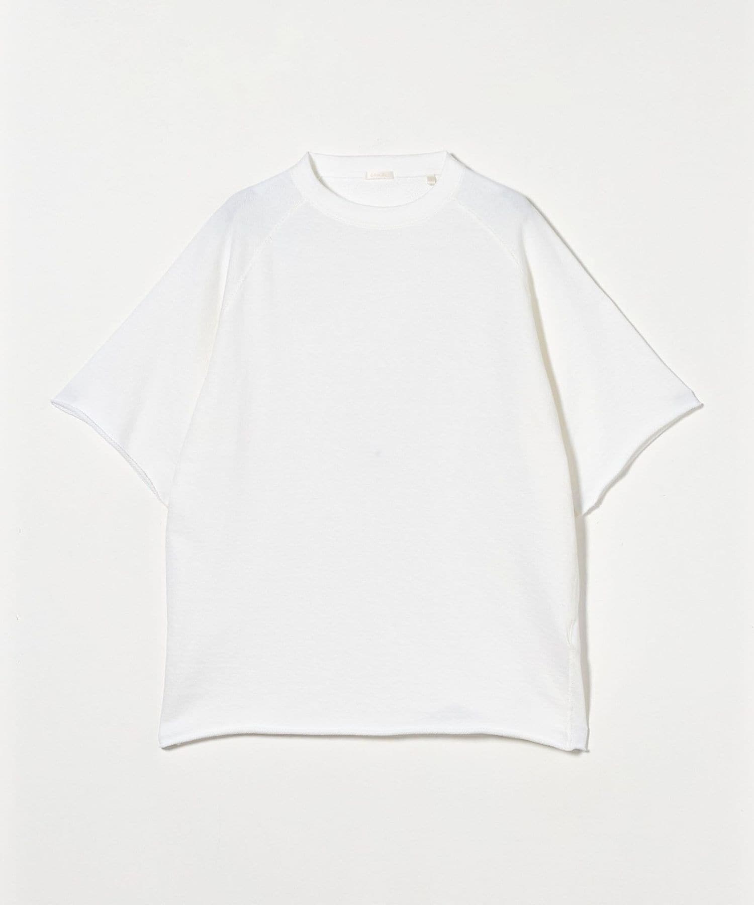 COMOLI＞COTTON SHORT SLEEVE SWEATSHIRT/スウェット