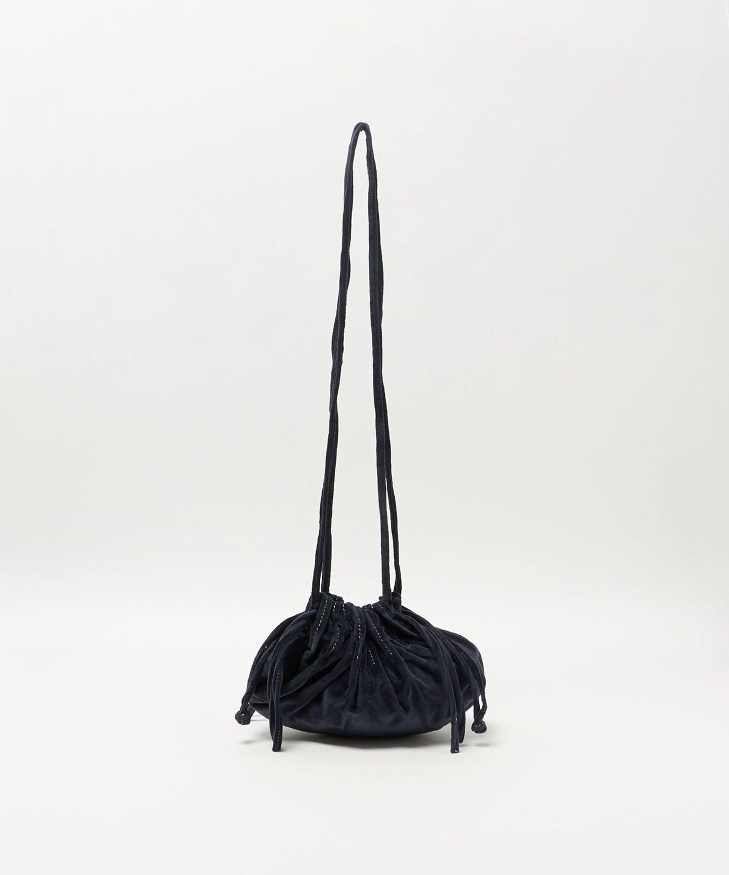 新品 Khadi&Co. カディアンドコー ベルベットミニバッグ Black