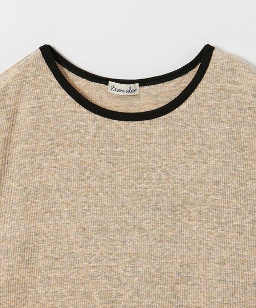 の*ん様 ＜Steven Alan＞リンガー Tシャツ　ブラウン Steven Alan＞リンガー Tシャツ（Tシャツ/カットソー）｜Steven