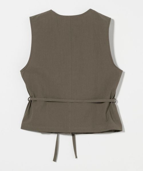 【美品】STEVEN ALAN ベスト サイドリボン ナチュラル オフホワイト 8200025S0883_l1_a002.jpg
