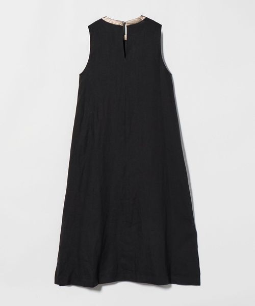 ＜A PUPIL × Steven Alan＞LINEN DRESS/ワンピース セール】＜A PUPIL × Steven Alan＞OPEN COLLAR DRESS