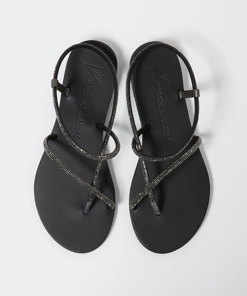 大幅値下げ‼️新品未使用NICOLAS LAINAS 38 ユナイテッドアローズ NICOLAS LAINAS＞LHINESTONE SANDALS/サンダル