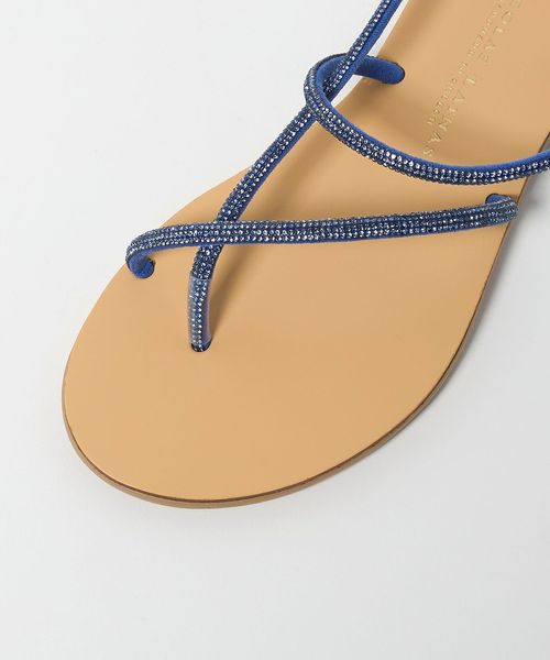 大幅値下げ‼️新品未使用NICOLAS LAINAS 38 ユナイテッドアローズ NICOLAS LAINAS＞LHINESTONE SANDALS/サンダル