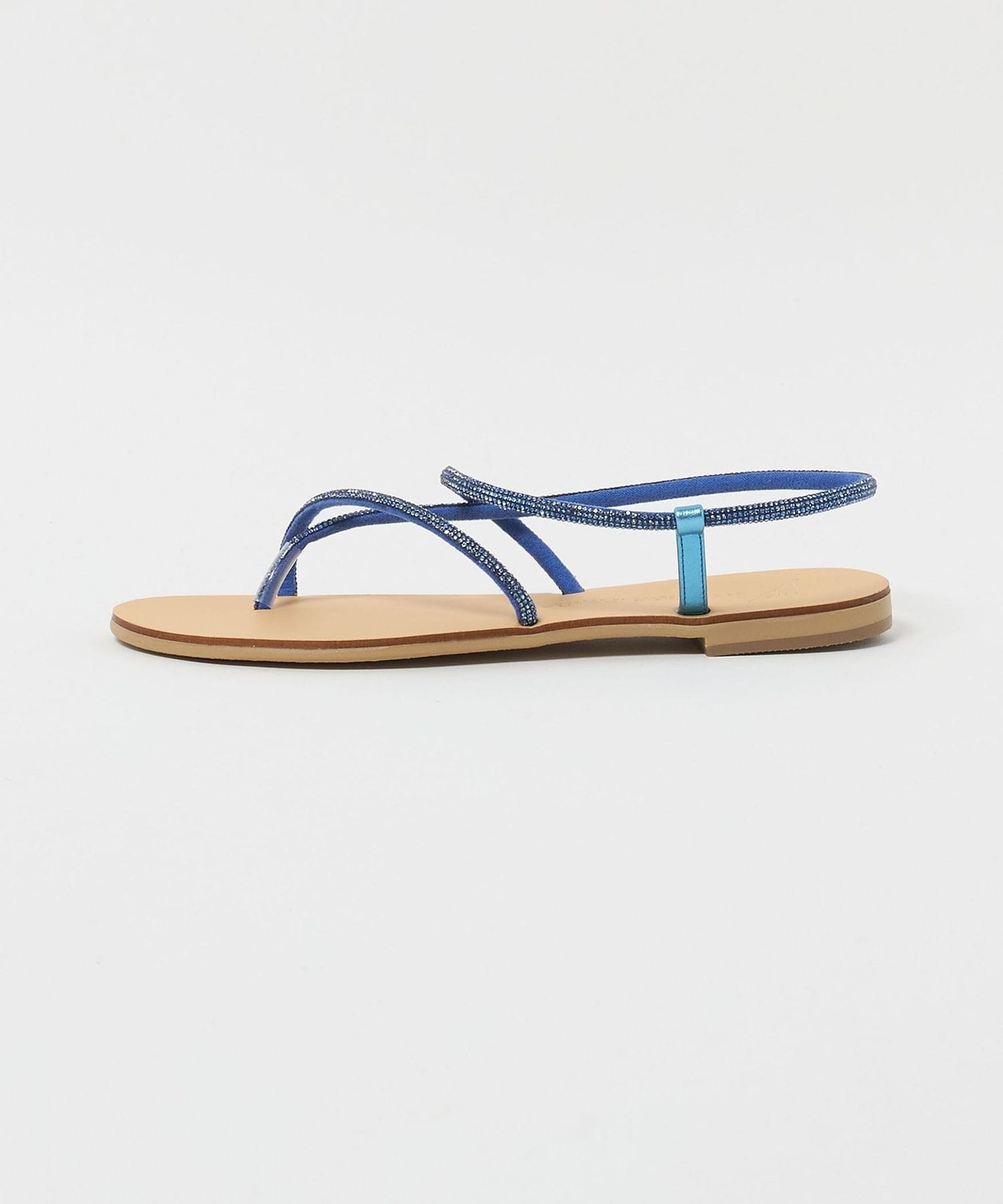 NICOLAS LAINAS＞LHINESTONE SANDALS/サンダル