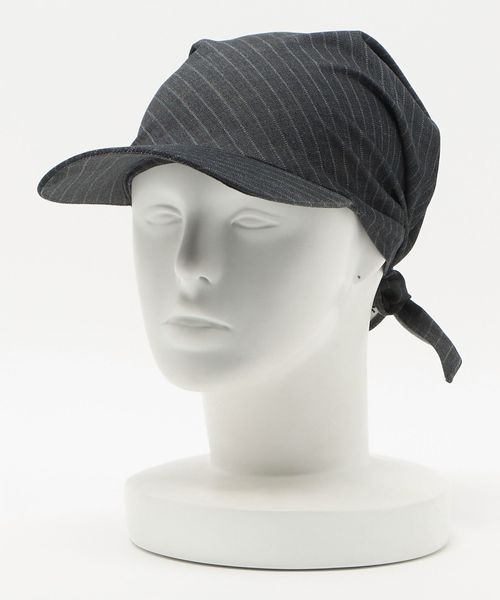 CLYDE クライド スカーフ バブーシュ ラムレザー ブラック ハット 帽子 CLYDE＞BRIMMED SCARF CAP/キャップ