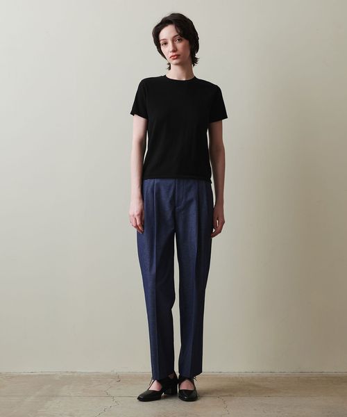 Steven Alan＞コットン ショートスリーブ ニット