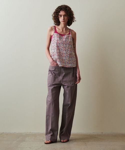 steven alan リブ キャミソール ビスチェ Steven Alan＞リバティプリント キャミソール
