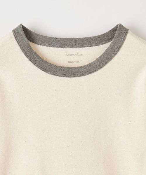 Steven Alan＞アンダイド フライス Tシャツ