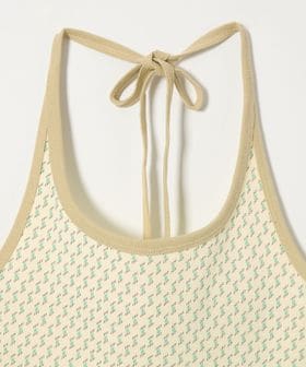 Steven Alan＞プリント ホルターネック Tシャツ