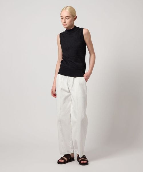 ＜Steven Alan＞ケーブル ハイネック ノースリーブ ニット Steven Alan＞ケーブル ハイネック ノースリーブ ニット（ニット