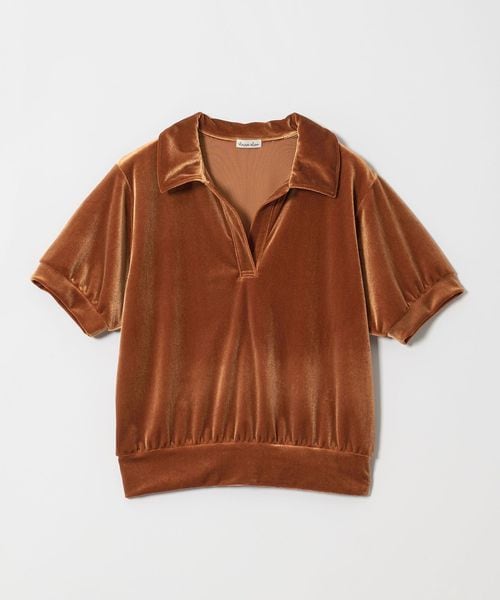 Steven Alan ブークレダンボール　スキッパーネックプルオーバー BEAUTY&YOUTH UNITED ARROWS｜<Steven Alan>ブークレ ダンボール