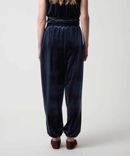 Steven Alan ベロア イージー パンツ　M ネイビー Steven Alan＞ベロア イージー パンツ