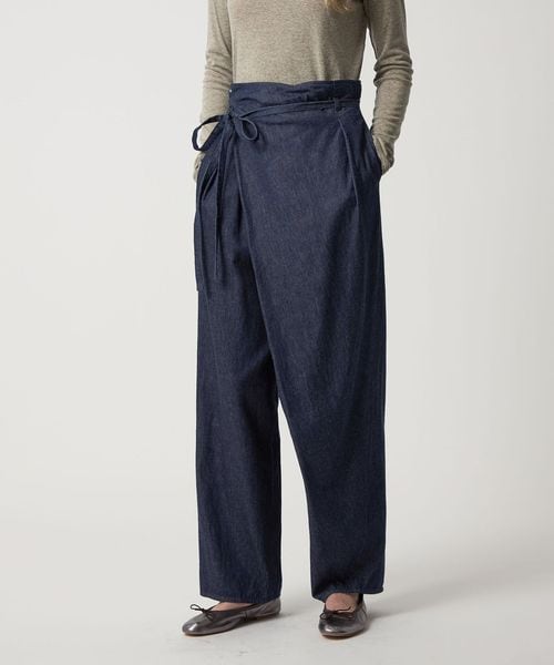 Steven Alan デニム ショート ベスト　ライトオンクロスオーバーパンツ Steven Alan デニム ショート ベスト ライトオンクロスオーバー