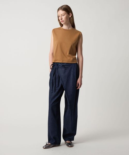 Steven Alan デニム ショート ベスト　ライトオンクロスオーバーパンツ Steven Alan（スティーブンアラン）の「＜Steven Alan＞DENIM