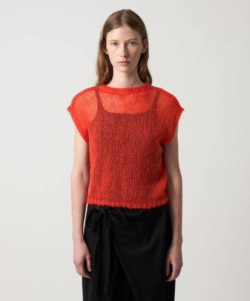 Steven Alan＞モヘヤ ミックス ニット ベスト
