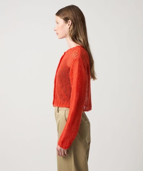 Steven Alan＞モヘヤ ミックス ニット カーディガン