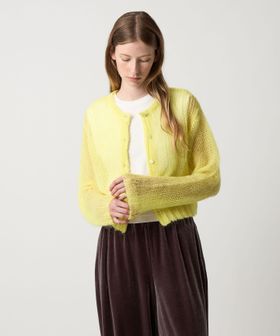 steven alan/＜Steven Alan＞モヘヤ ミックス ニット カーディガン/カーディガン / ボレロ