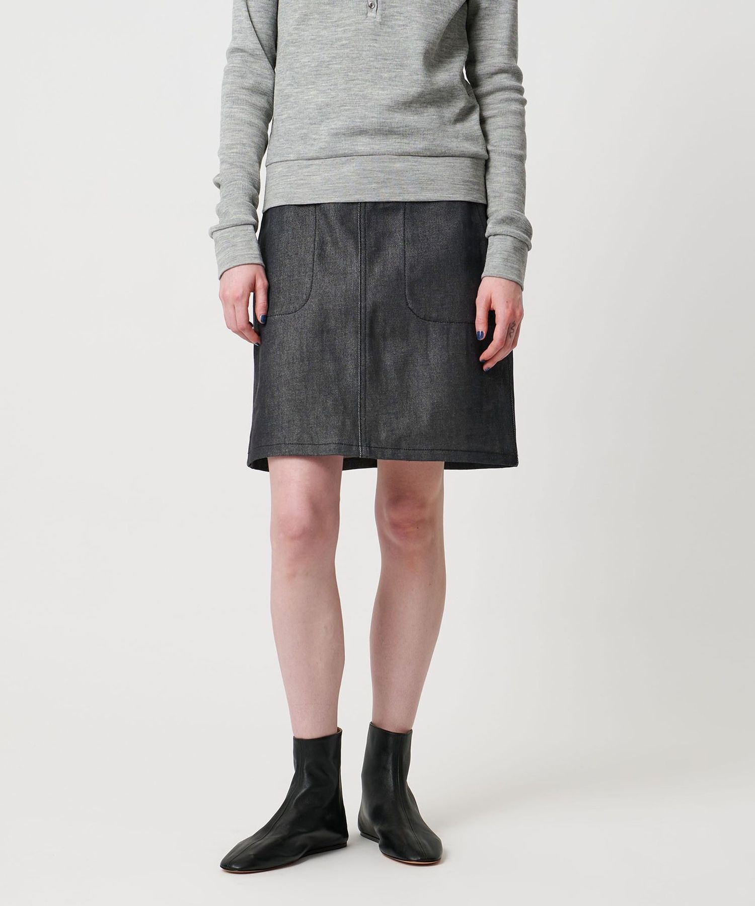 【aさま専用】Steven Alan デニムミニスカート Steven Alan＞13OZ デニム ミニスカート