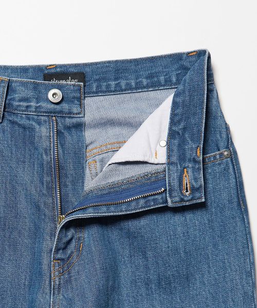 Steven Alan コットン デニム ストレート パンツ　L Steven Alan＞コットン デニム ストレート パンツ